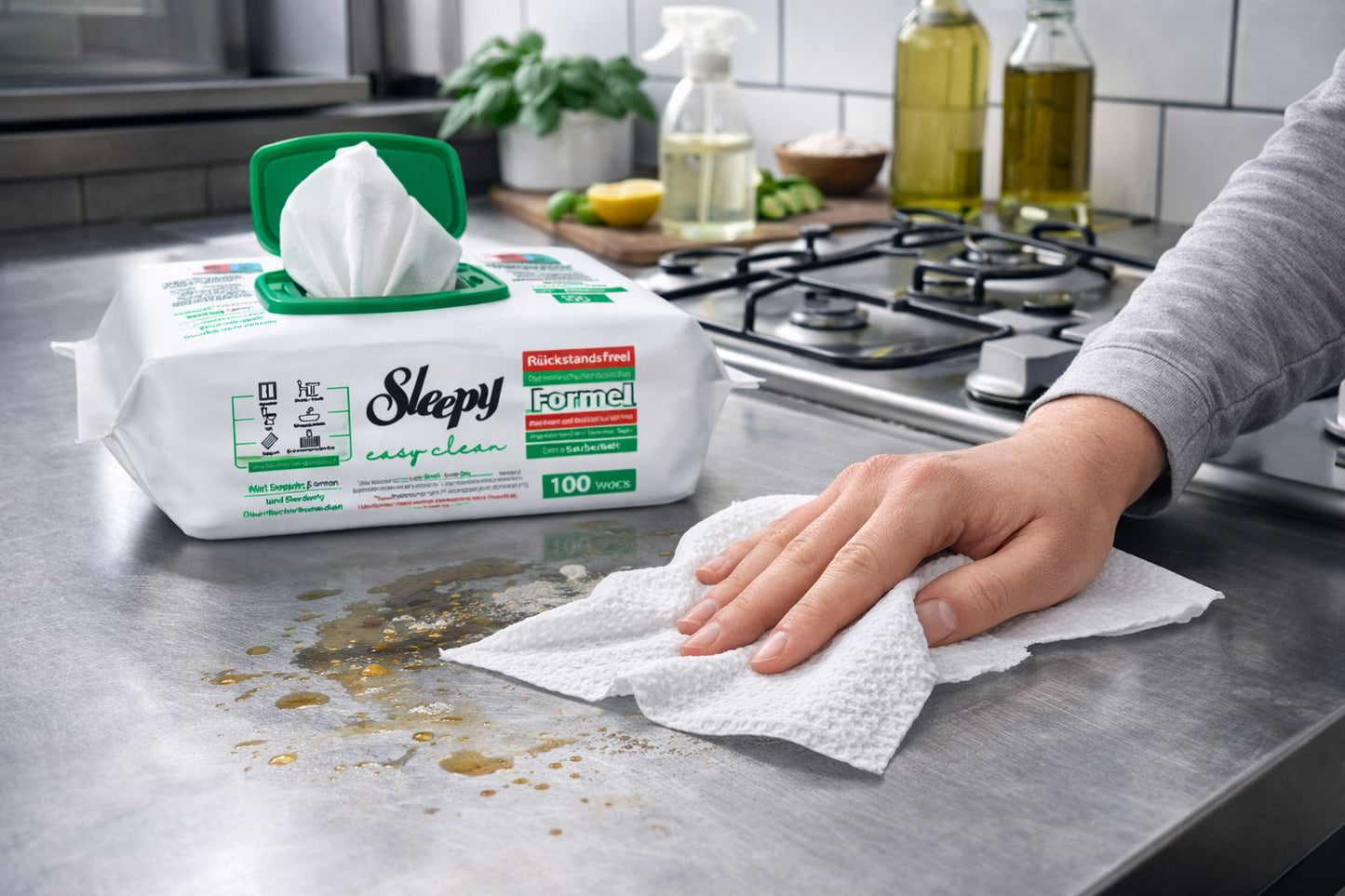 Sleepy Easy Clean Reinigungstücher – Vorteilsset (6×100 Tücher)