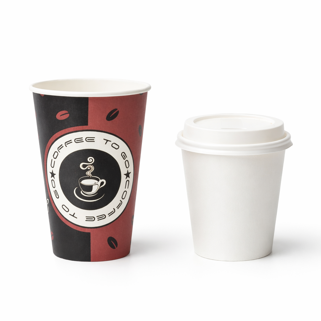 Kaffeebecher To Go 300 ml (12 oz) | Pappbecher für Heißgetränke