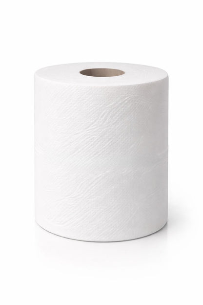 Handtuchpapier 2-lagig 6 Rollen – 20 cm Breite | Weiß | ComfyClean Professional