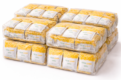 Zitronen Feuchttücher – 250 Stück – Citrus Duft – Gastro & Restaurant