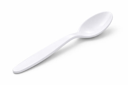 Plastikbesteck Weiß – Messer, Gabel, Löffel | Einweg-Set für Catering & Events