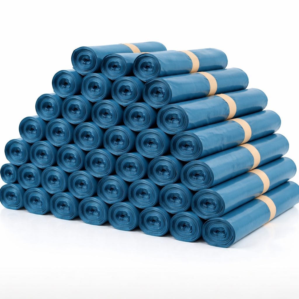Müllsäcke 120 L Blau – 50 µ Extra Stark & Eco
