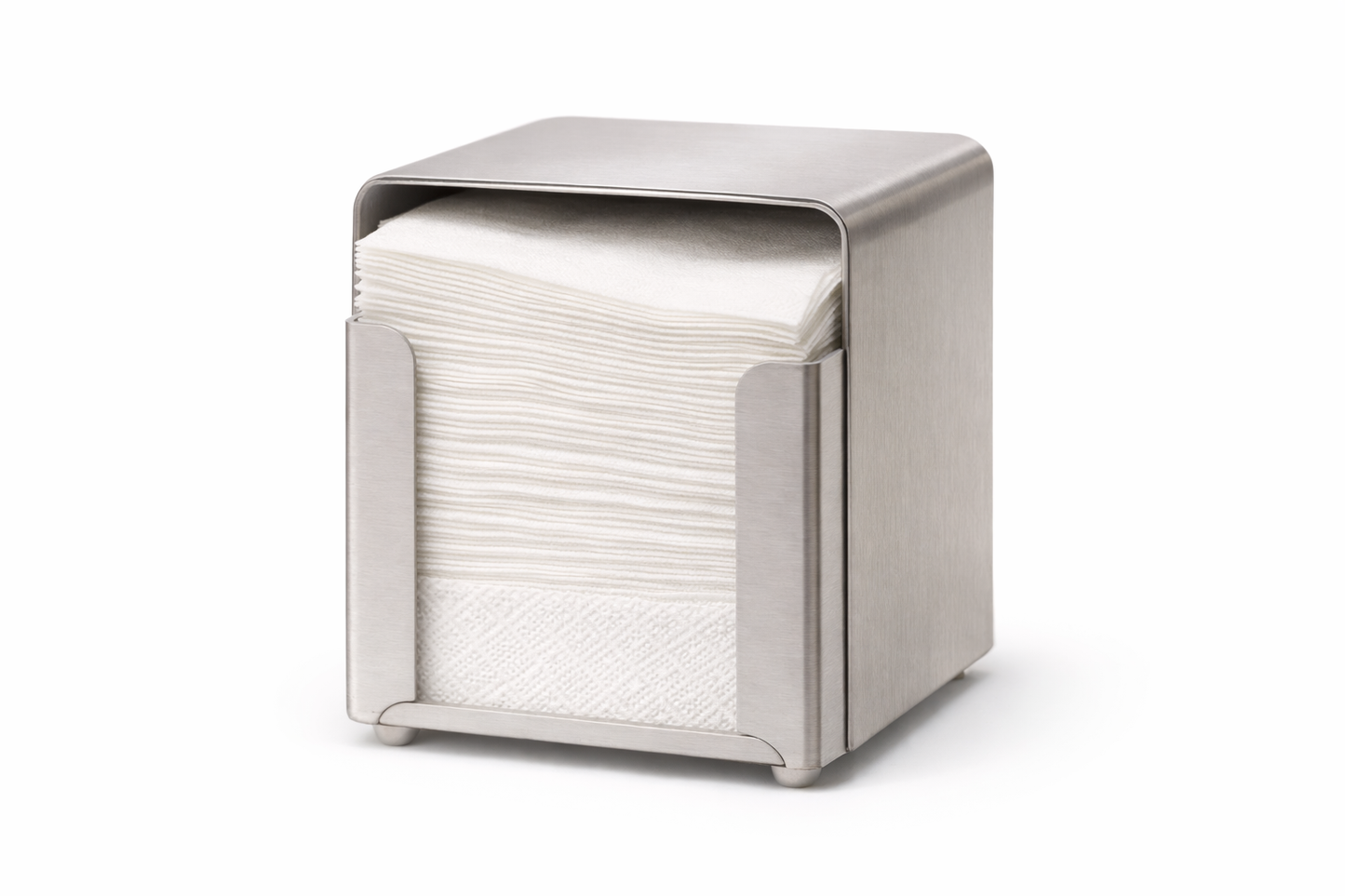 Servietten 1/8-Falz 33×33 cm | 2-lagig | Weiß | Gastronomie