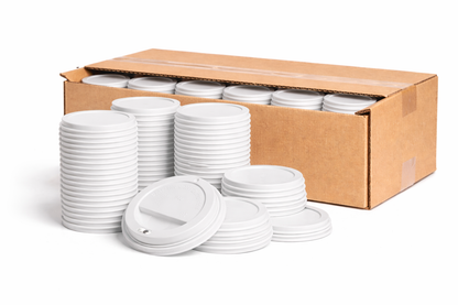 Kaffeedeckel 80 mm & 90 mm – Schwarz oder Weiß – Passend für To-Go Becher