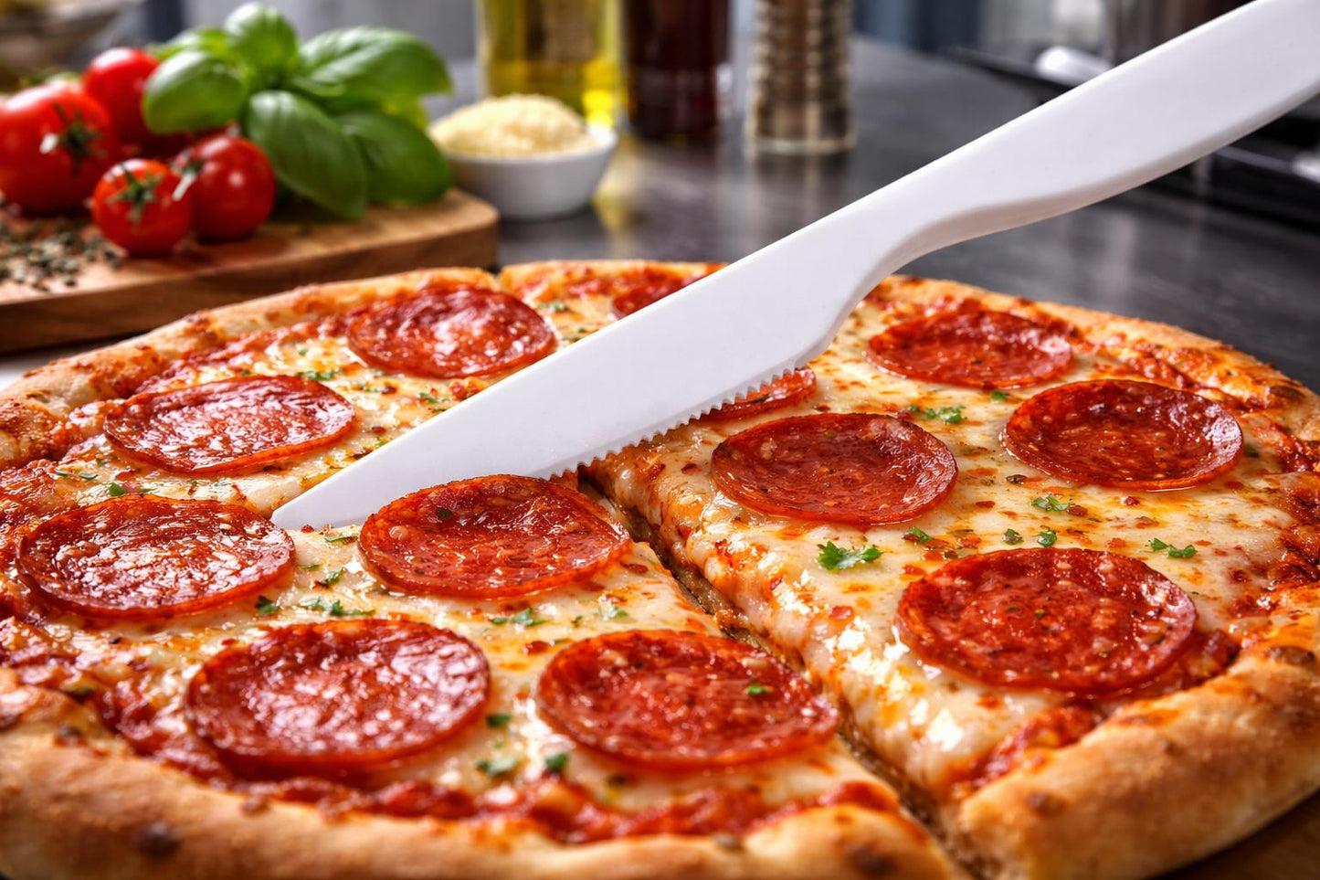 Plastikbesteck Weiß – Messer, Gabel, Löffel | Einweg-Set für Catering & Events