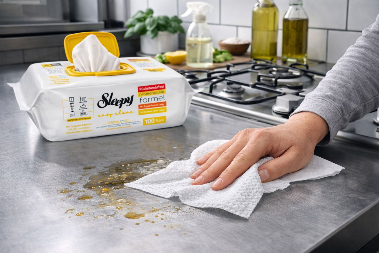 Sleepy Easy Clean Reinigungstücher – Vorteilsset (6×100 Tücher)