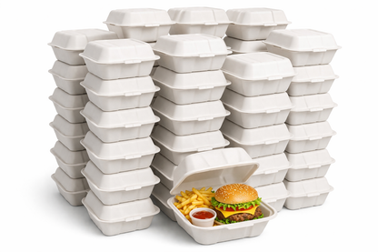 IP6 Hamburger Box aus EPS – Stabil, Leicht & Ideal für Takeaway