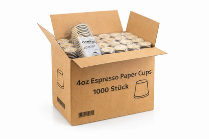 Espresso Pappbecher 4 oz / 100ml – Kaffeebecher To Go