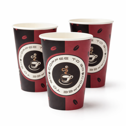 Kaffeebecher To Go 300 ml (12 oz) | Pappbecher für Heißgetränke