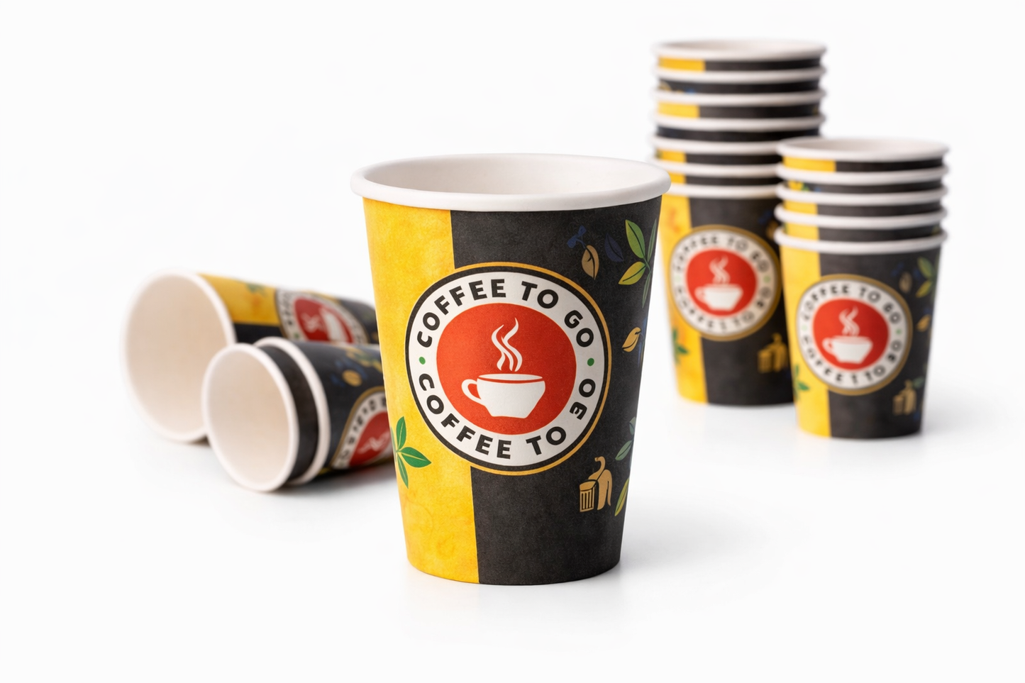 Kaffeebecher To Go 400 ml (16 oz) | Pappbecher für Heißgetränke