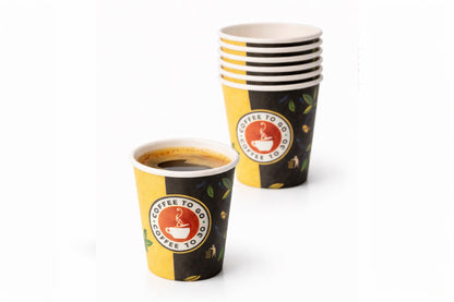 Kaffeebecher To Go 200 ml (8 oz) | Pappbecher für Heißgetränke