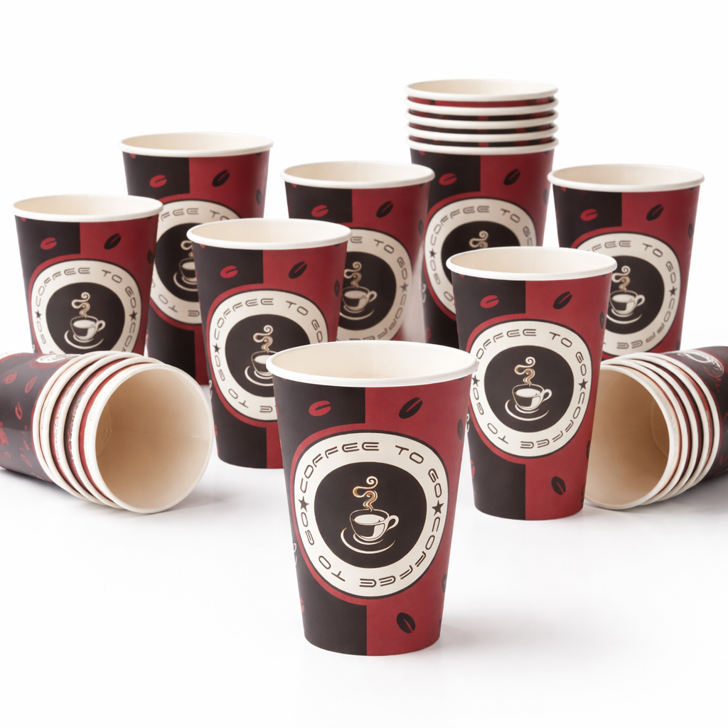 Kaffeebecher To Go 300 ml (12 oz) | Pappbecher für Heißgetränke