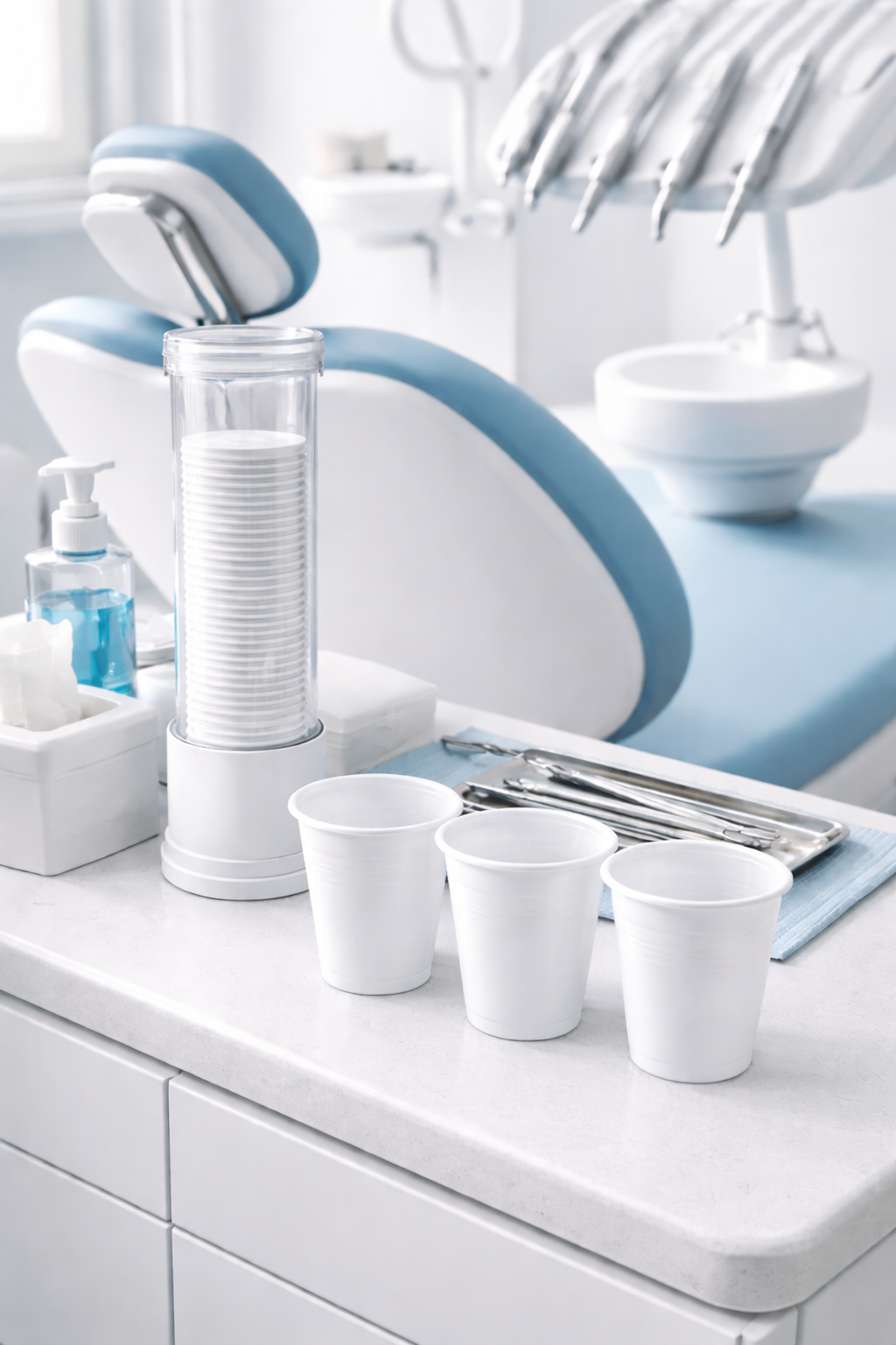 Trinkbecher 200ml weiß – Kunststoffbecher für Büro, Events & Alltag