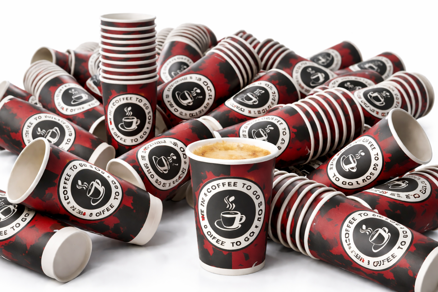 Kaffeebecher To Go 200 ml (8 oz) | Pappbecher für Heißgetränke