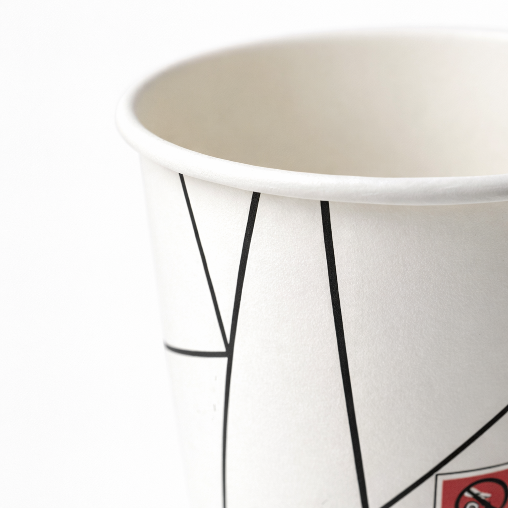 Kaffeebecher To Go 300ml (12 oz)– Einweg-Pappbecher | Line Art Design