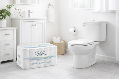 Vella Toilettenpapier 3-lagig – 72 Rollen à 250 Blatt – Extra weich & reißfest