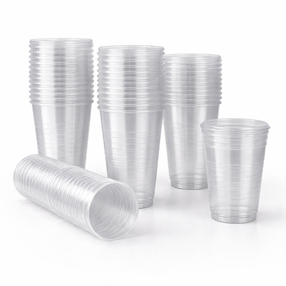 Trinkbecher Transparent 200 ml | Einwegbecher für Getränke