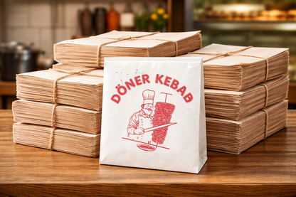 Dönerüten - Kebab Papiertragetaschen– Imbiss & Take-away Beutel