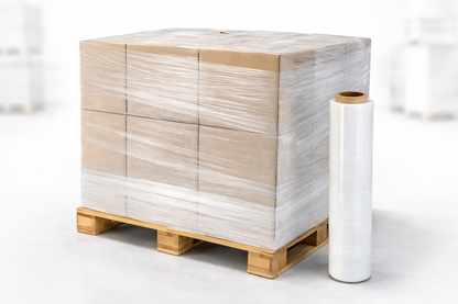 Stretchfolie transparent 23 my – 1,8 kg Rolle – Palettenfolie