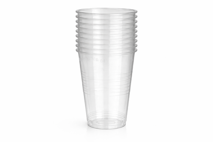 Trinkbecher Transparent 300 ml | Einwegbecher für Getränke