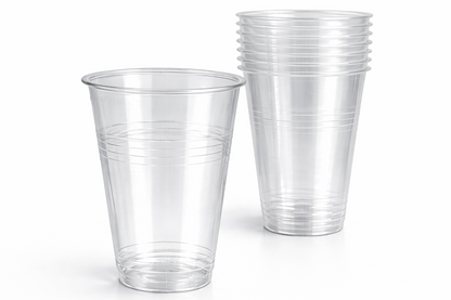 Trinkbecher Transparent 400 ml | Einwegbecher für Getränke