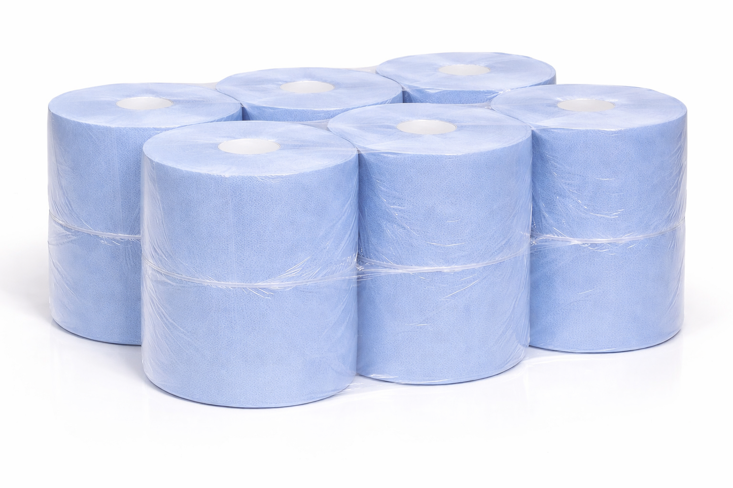 Werkstattrolle Blau – 2-lagig | 36×36 cm | 1.000 Blatt | KFZ & Industrie