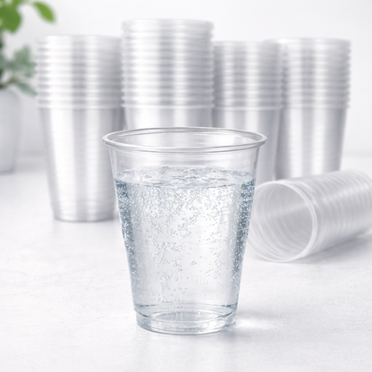 Trinkbecher Transparent 200 ml | Einwegbecher für Getränke