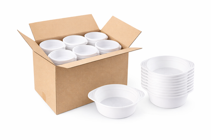 Suppenterrine 500ml mit Griffknebeln – ideal für Take-away & Gastronomie