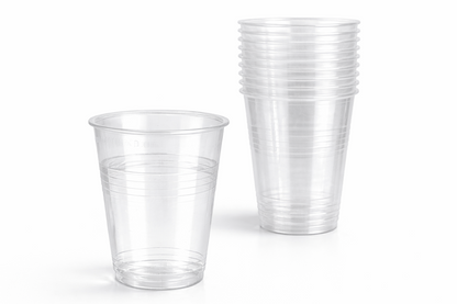Trinkbecher Transparent 300 ml | Einwegbecher für Getränke