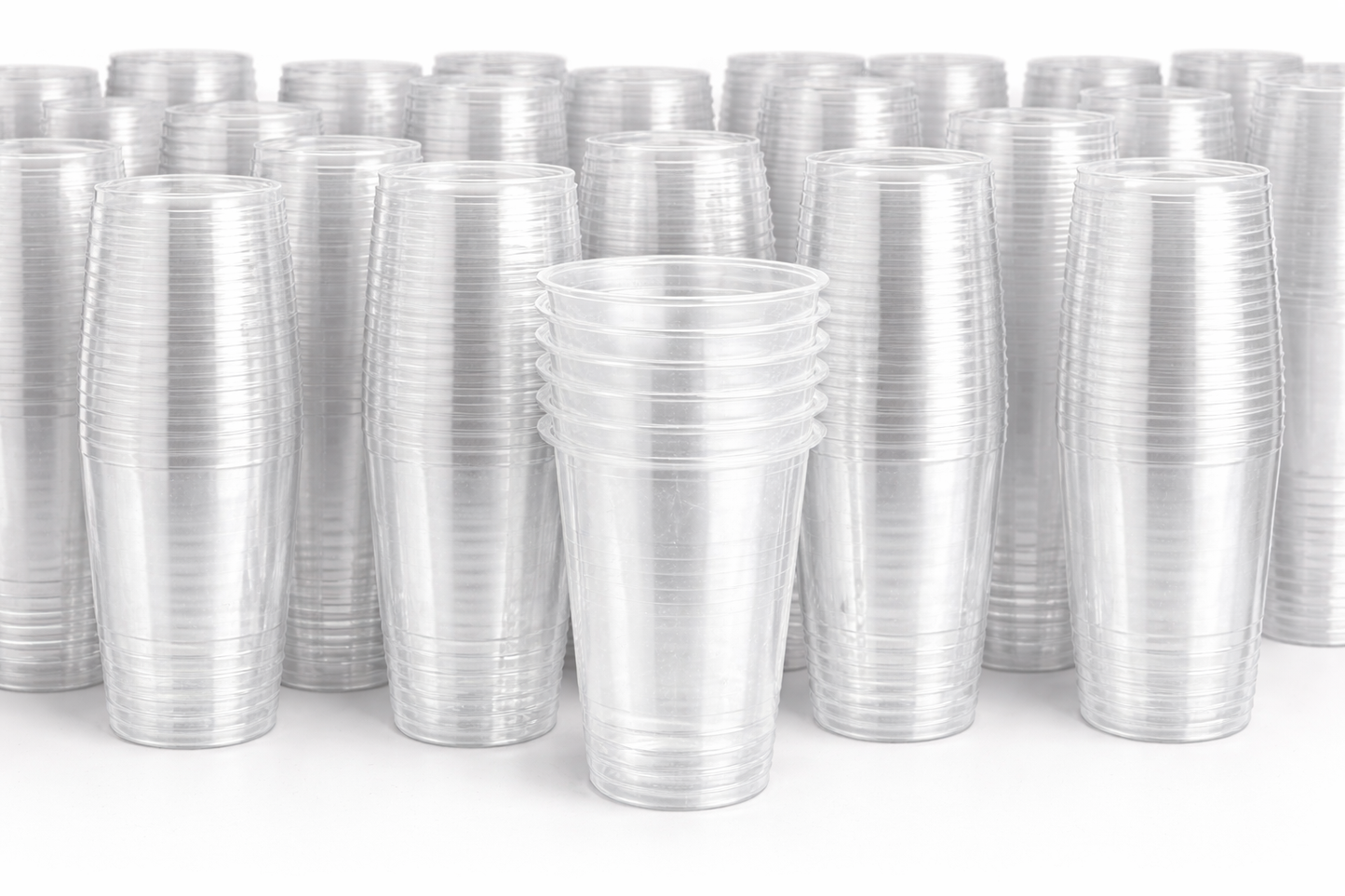 Trinkbecher Transparent 300 ml | Einwegbecher für Getränke