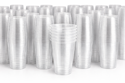 Trinkbecher Transparent 300 ml | Einwegbecher für Getränke