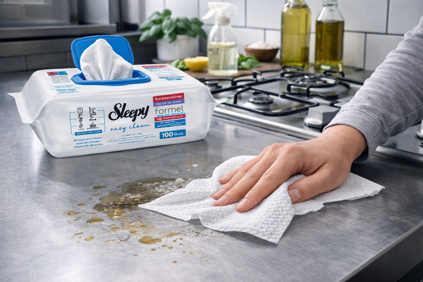 Sleepy Easy Clean Reinigungstücher – Vorteilsset (6×100 Tücher)
