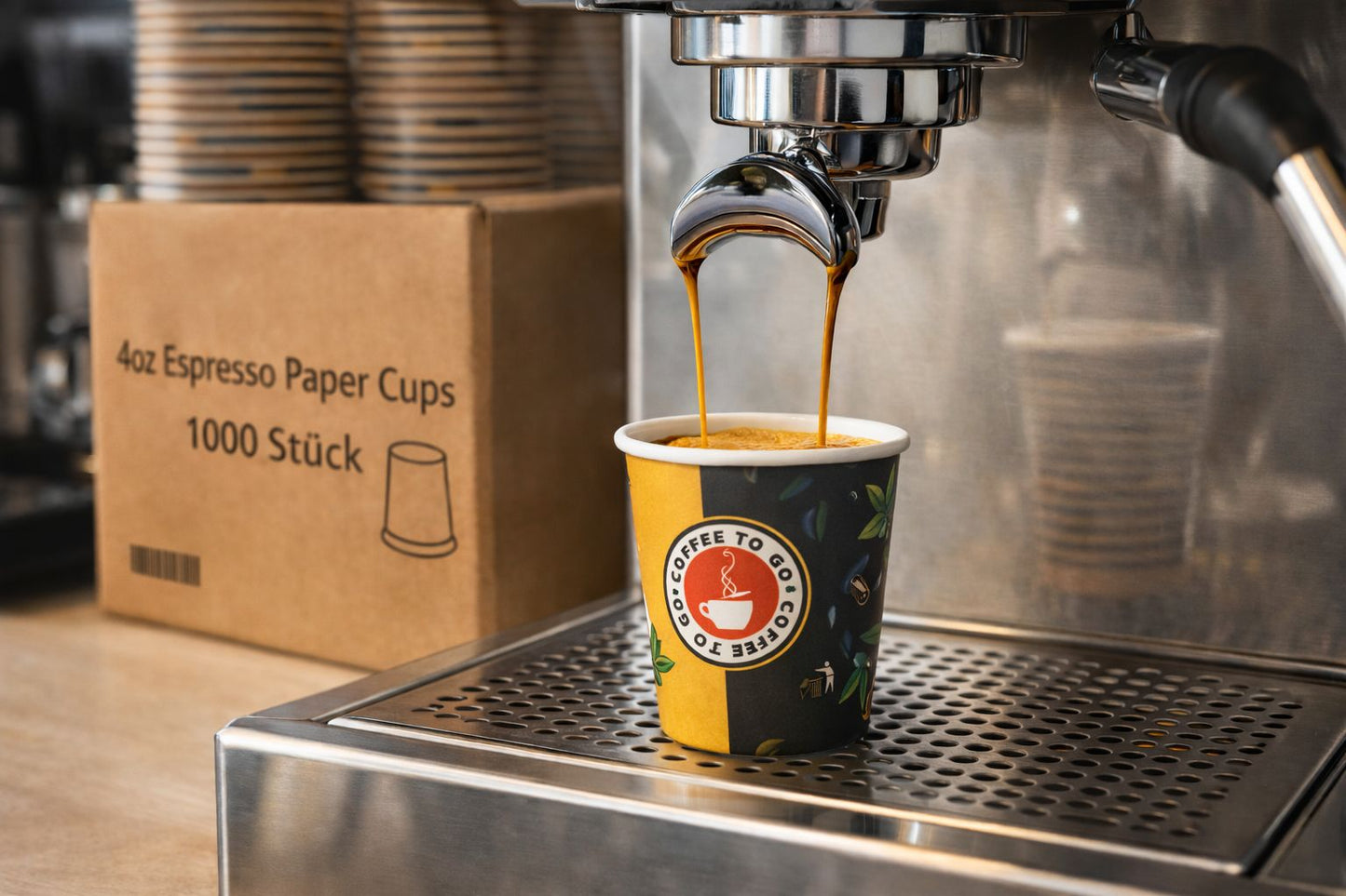Espresso Pappbecher 4 oz / 100ml – Kaffeebecher To Go