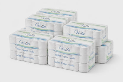 Vella Toilettenpapier 3-lagig – 72 Rollen à 250 Blatt – Extra weich & reißfest