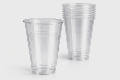 Trinkbecher Transparent 400 ml | Einwegbecher für Getränke
