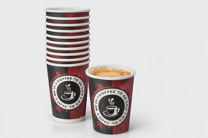 Kaffeebecher To Go 200 ml (8 oz) | Pappbecher für Heißgetränke